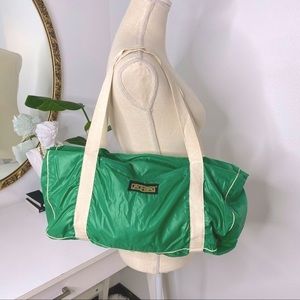 Vintage RARE jac-a-bag poncho style rain jacket in duffel bag